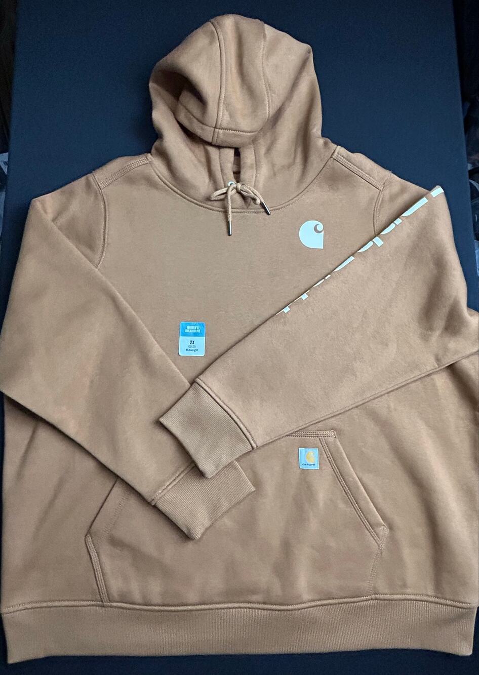 Carhartt Midweight Logo Hoodie / $55 Retail!! / Size 2XL / Brand New!!